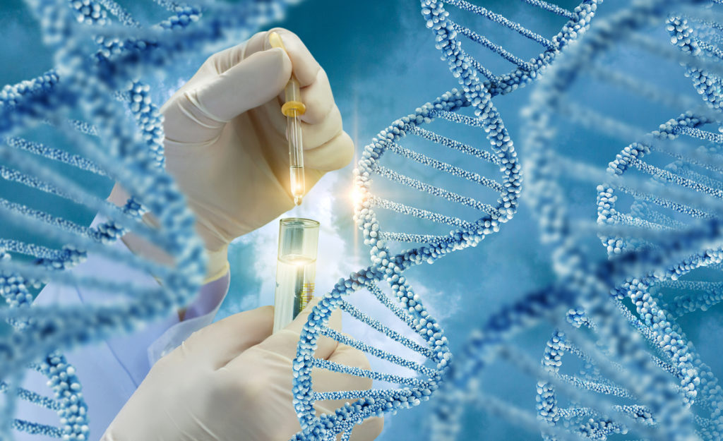 Blue-DNA-double-helix-with-doctor-testing-genetics-MaxWell-Clinic-deep-dive-program