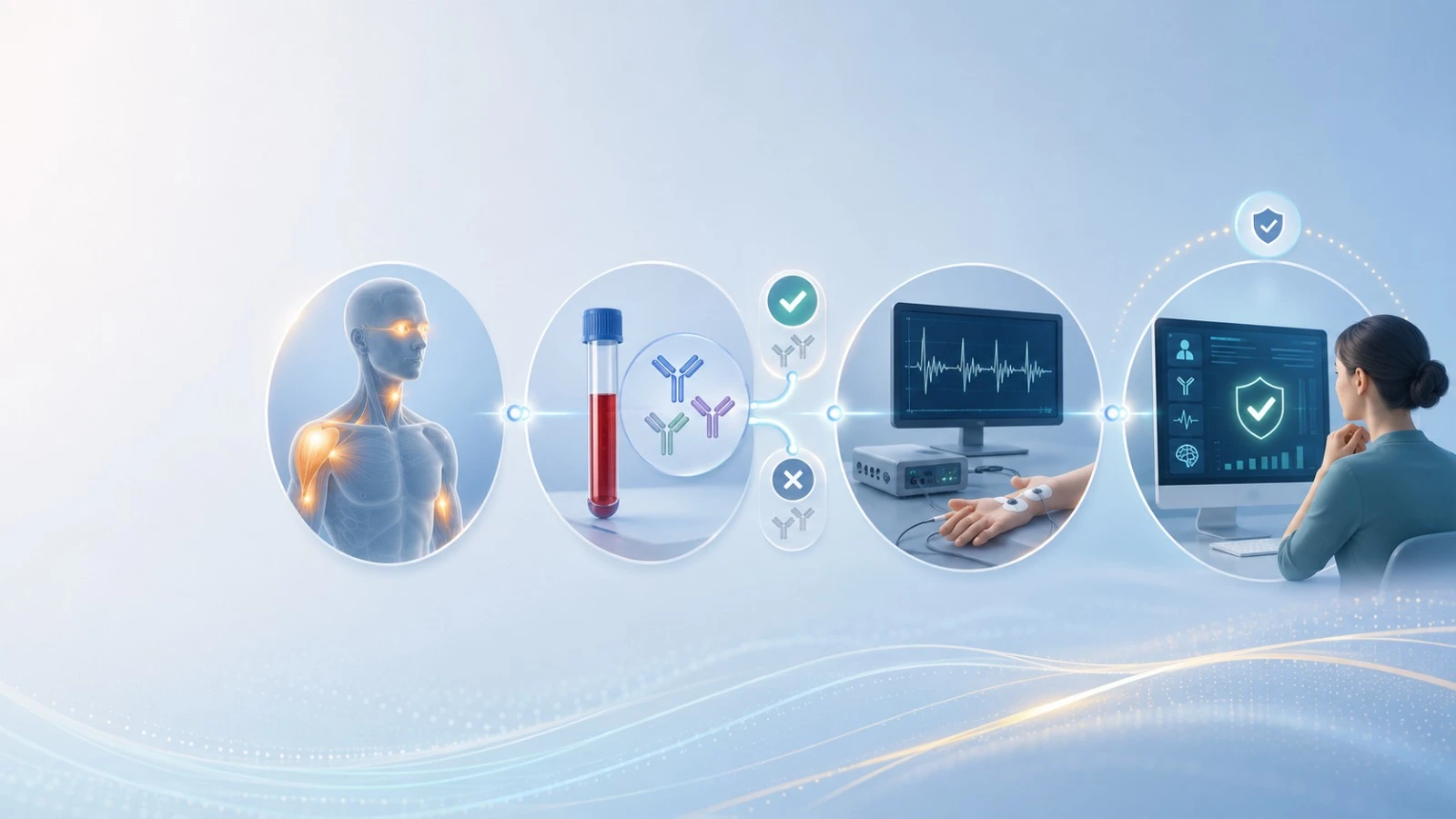 Myasthenia gravis diagnosis testing process